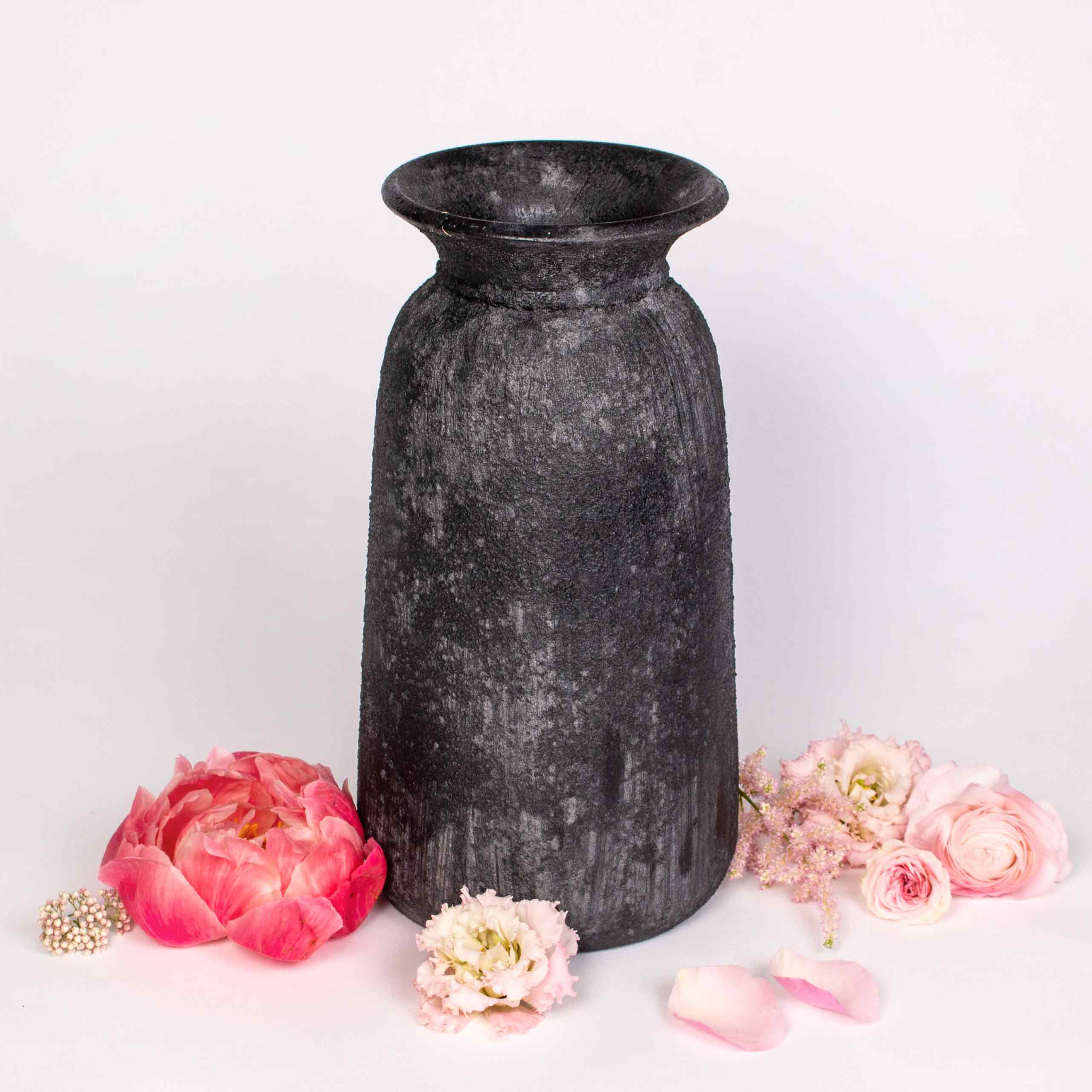 Vaza inalta Black Charcoal